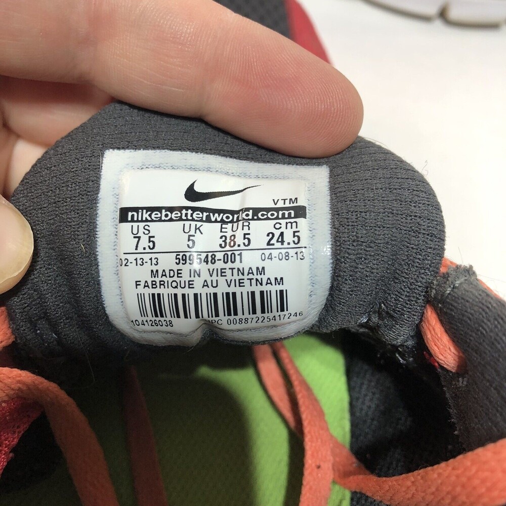 NIKE FLEX EXPERIENCE RN 2 WOMEN'S Running Shoes 599540-001 Sz 7.5 Mesh Upper - Picture 10 of 11